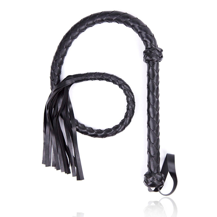 Smart Moves - Bull Whip - Zweep - 146 cm - Zwart-Erotiekvoordeel.nl