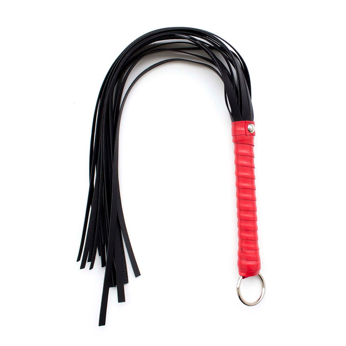 Smart Moves - Flogger - 63 cm - Zwart/Rood-Erotiekvoordeel.nl