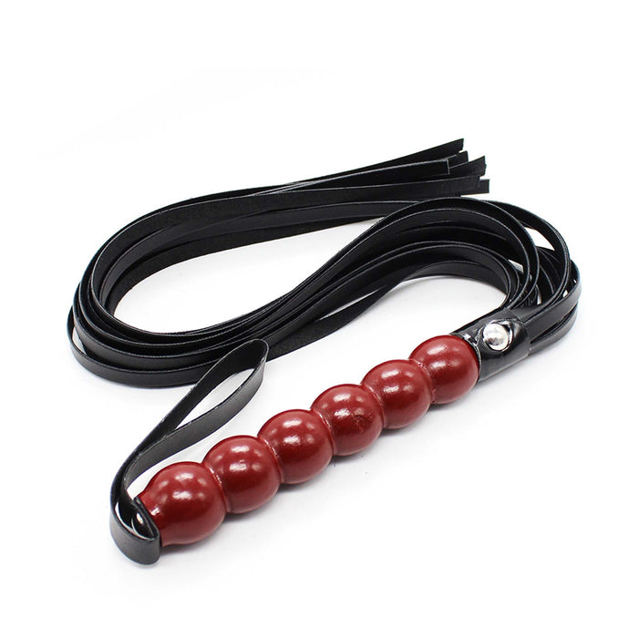 Smart Moves - Flogger - 64 cm - Zwart/Rood-Erotiekvoordeel.nl