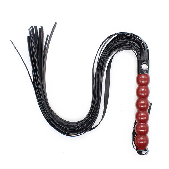 Smart Moves - Flogger - 64 cm - Zwart/Rood-Erotiekvoordeel.nl