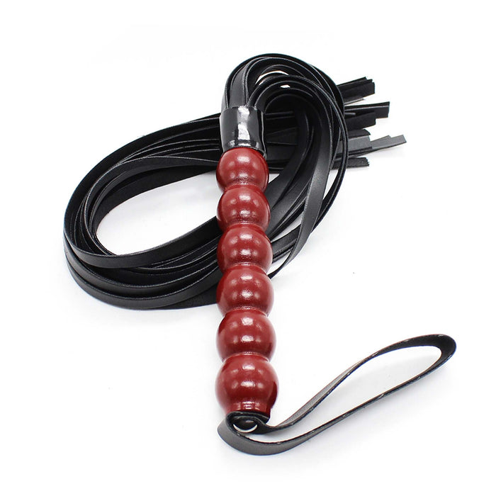 Smart Moves - Flogger - 64 cm - Zwart/Rood-Erotiekvoordeel.nl