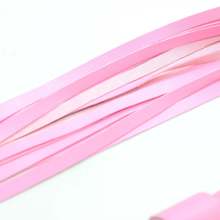 Smart Moves - Flogger - Handvat Gedecoreerd met Diamantjes - 64 cm - Roze-Erotiekvoordeel.nl