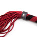 Smart Moves - Lederen Flogger - 27 cm - Rood/Zwart-Erotiekvoordeel.nl