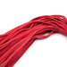 Smart Moves - Lederen Flogger - 39 cm - Rood/Zwart-Erotiekvoordeel.nl