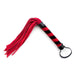 Smart Moves - Lederen Flogger - 39 cm - Rood/Zwart-Erotiekvoordeel.nl