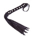 Smart Moves - Lederen Flogger met Studs - 39 cm - Zwart-Erotiekvoordeel.nl