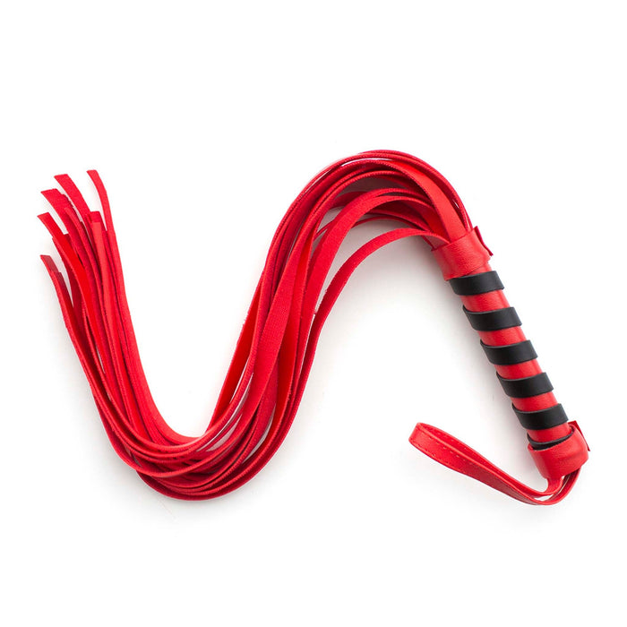 Smart Moves - Mini Flogger - 45 cm - Rood/Zwart-Erotiekvoordeel.nl