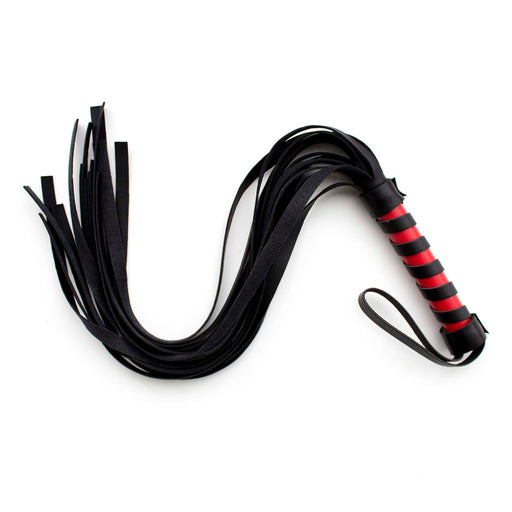 Smart Moves - Mini Flogger - 45 cm - Zwart/Rood-Erotiekvoordeel.nl