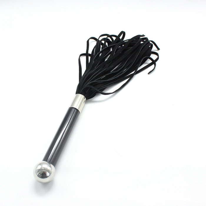 Smart Moves - PU Lederen Flogger - 37 cm - Zwart-Erotiekvoordeel.nl