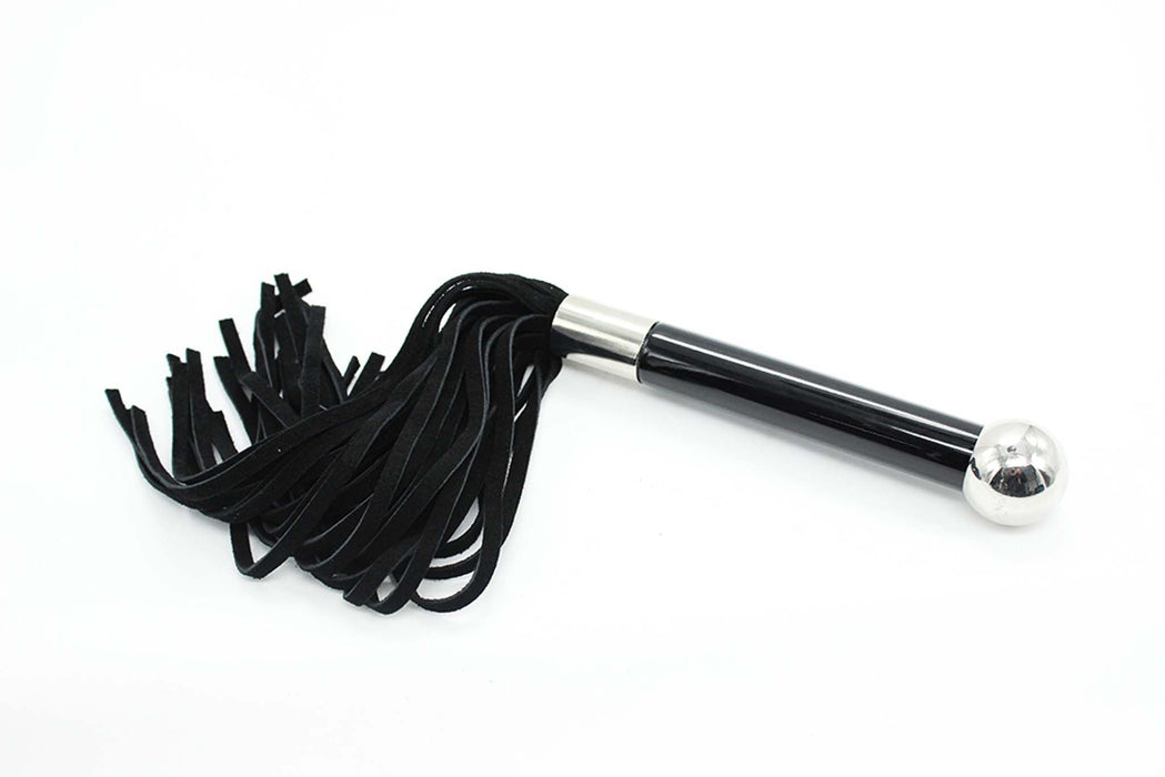 Smart Moves - PU Lederen Flogger - 37 cm - Zwart-Erotiekvoordeel.nl