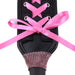 Smart Moves - Paddle - 36 cm Diamanten - Zwart met Roze Lint-Erotiekvoordeel.nl