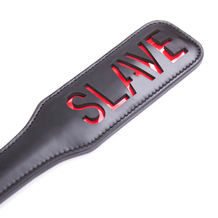 Smart Moves - Paddle SLAVE - 32 cm - Zwart/Rood-Erotiekvoordeel.nl