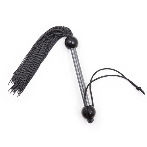 Smart Moves - Siliconen Flogger - 27 cm - Zwart-Erotiekvoordeel.nl