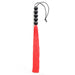 Smart Moves - Siliconen Flogger - 35 cm - Rood/Zwart-Erotiekvoordeel.nl