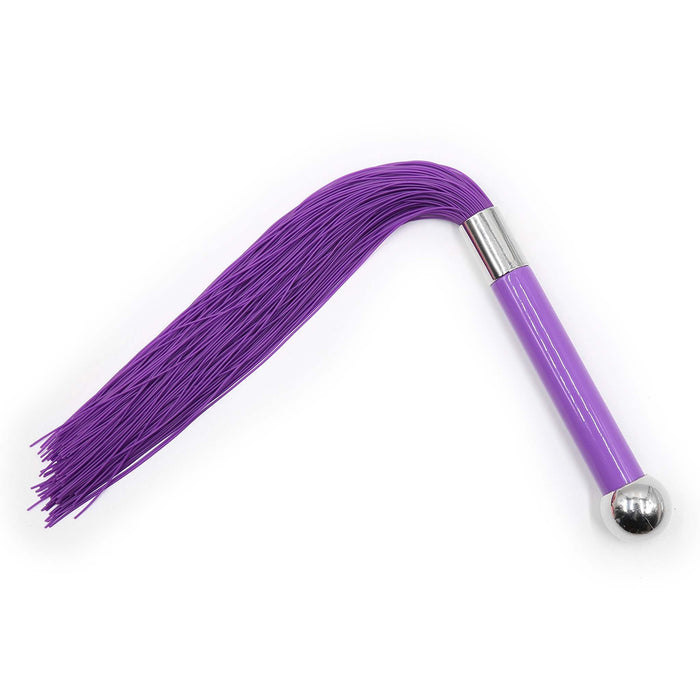 Smart Moves - Siliconen Flogger - 40 cm - Paars-Erotiekvoordeel.nl