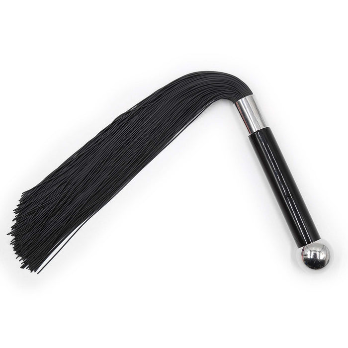 Smart Moves - Siliconen Flogger - 40 cm - Zwart-Erotiekvoordeel.nl