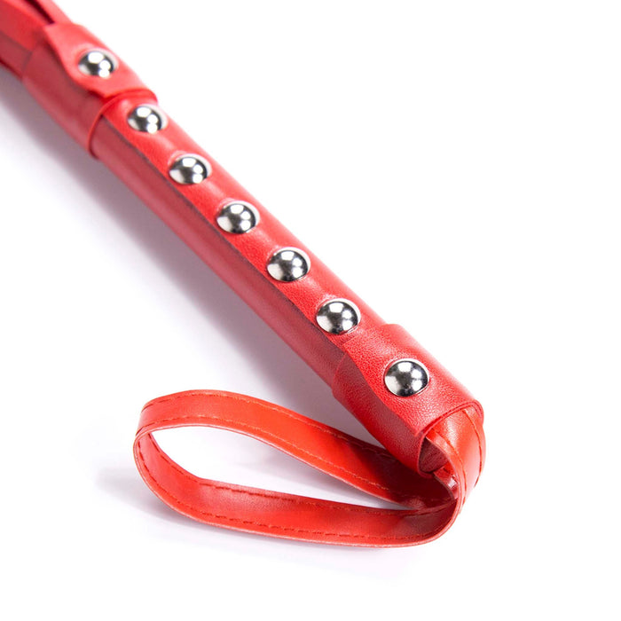 Smart Moves - Studded Flogger - 53 cm - Rood-Erotiekvoordeel.nl