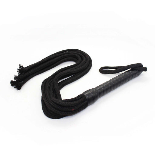 Smart Moves - Touw Flogger - 50 cm - Zwart-Erotiekvoordeel.nl