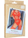 Snapshot - #datenight - Visnet Body met Jarretel Panty Set - One Size - Rood-Erotiekvoordeel.nl