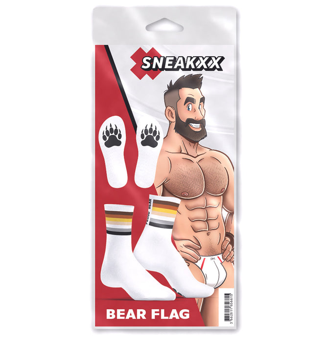 SneakXX - Sneaker Sokken BEAR PRIDE-Erotiekvoordeel.nl