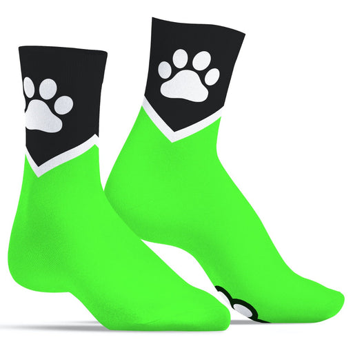 SneakXX - Sneaker Sokken PAW - Neon Groen-Erotiekvoordeel.nl