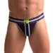 Sport Fucker Jersey - Jockstrap - Zwart/Neon-Erotiekvoordeel.nl