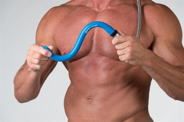 Sport Fucker - Locker Room Hose Anaal Douche 45 cm - Blauw-Erotiekvoordeel.nl