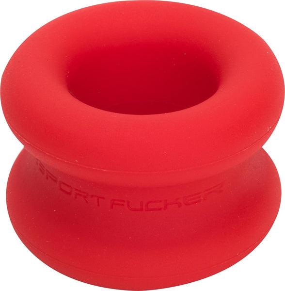 Sport Fucker - Muscle - Ball Stretcher - Siliconen - Rood-Erotiekvoordeel.nl