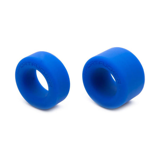 Sport Fucker - Nut Job Set Van 2 rekbare Cockringen/ball Stretchers - Blauw-Erotiekvoordeel.nl