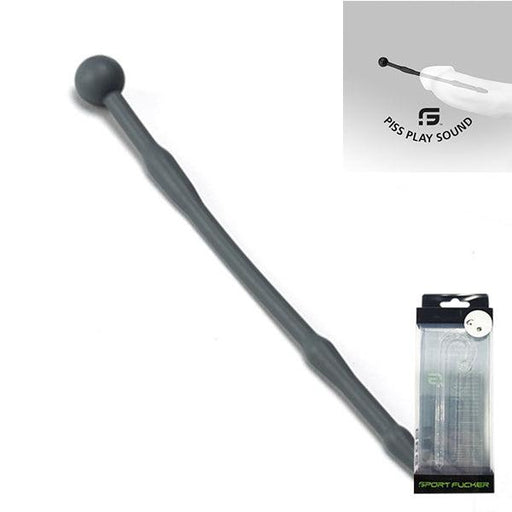 Sport Fucker - Piss Play Sound - Holle Dilator - 18.45 cm - Grijs-Erotiekvoordeel.nl