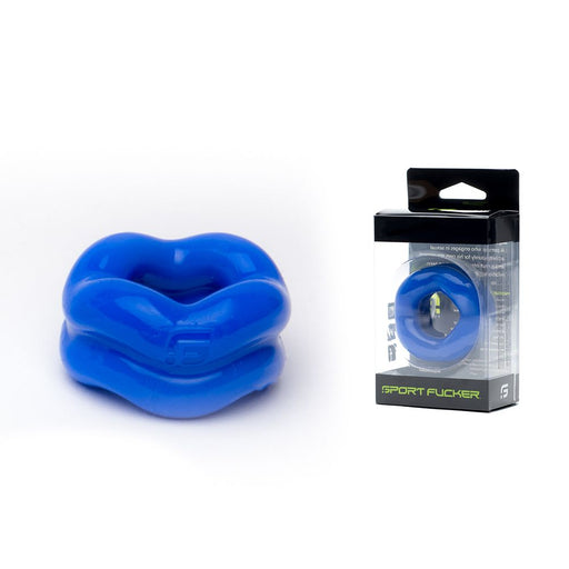 Sport Fucker - Revolution Ring - Rekbare Ball Stretcher - Blauw-Erotiekvoordeel.nl