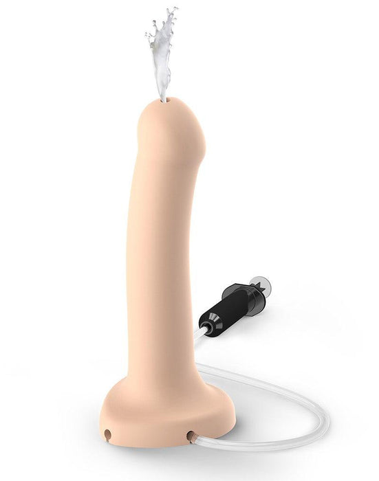 Strap-On-Me - Dildo Met spuit mogelijkheid - Lichte Huidskleur-Erotiekvoordeel.nl