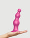 Strap-On-Me - Dildo Plug Beads - Metallic Roze-Erotiekvoordeel.nl