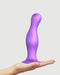 Strap-On-Me - Dildo Plug Curvy - Metallic Paars-Erotiekvoordeel.nl