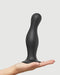 Strap-On-Me - Dildo Plug Curvy - Zwart-Erotiekvoordeel.nl