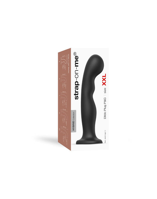 Strap-On-Me - Dildo Plug voor G-spot En P-spot - Zwart-Erotiekvoordeel.nl