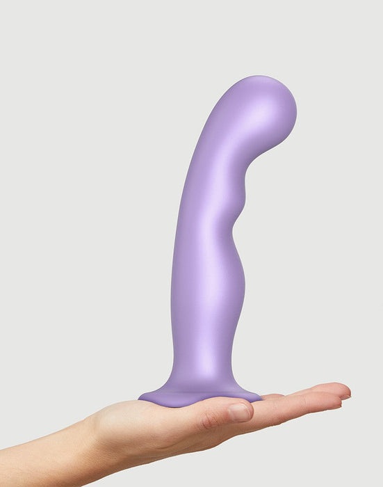 Strap-On-Me - G-spot En P-spot Dildo - Metallic Lila-Erotiekvoordeel.nl