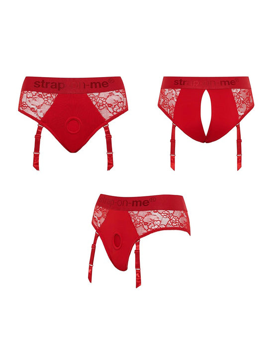 Strap-On-Me - Harness Diva - Strap-On Harnas - Rood-Erotiekvoordeel.nl