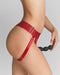 Strap-On-Me - Harness Unique - Strap-On Harnas - Voor dubbele penetratie - Rood-Erotiekvoordeel.nl