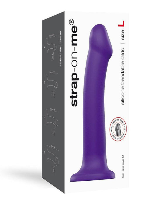 Strap-On-Me - Semi-Realistische Dildo Met Zuignap - Paars-Erotiekvoordeel.nl