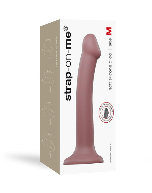 Strap-On-Me - Semi-Realistische Mono Density Dildo Met Zuignap - oudroze-Erotiekvoordeel.nl