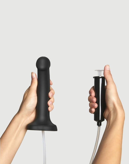 Strap-On-Me - Squirting Cum Dildo - Spuitende Dildo - Maat S - Zwart-Erotiekvoordeel.nl