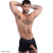 Strap U - Strap On Harnas - Armor Mens Boxer Harness met O-Ring - zwart-Erotiekvoordeel.nl