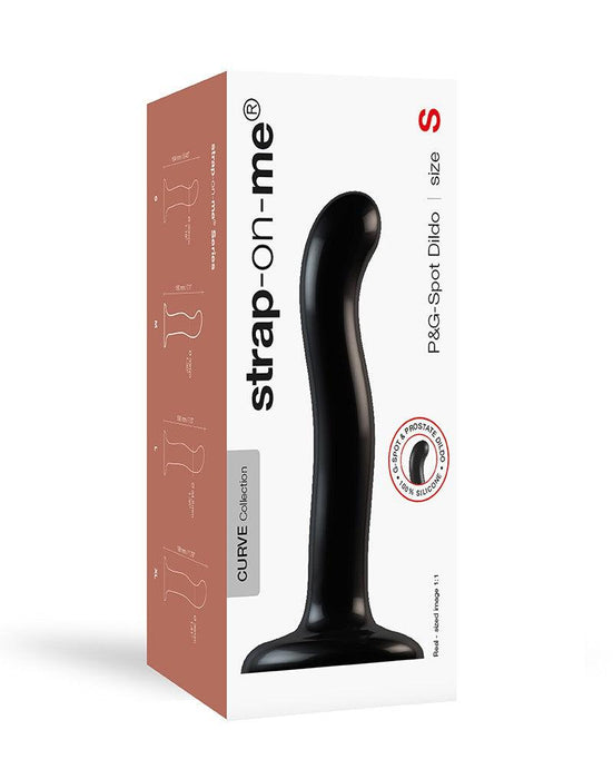 Strap-On-Me - G-spot En P-spot Dildo - Zwart-Erotiekvoordeel.nl