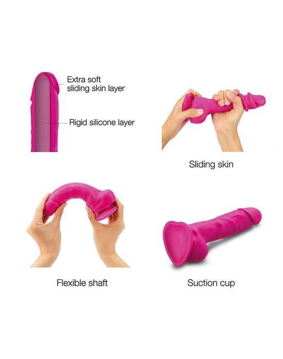 Strap-On-Me - Sliding Skin Realistische Dildo - Roze-Erotiekvoordeel.nl