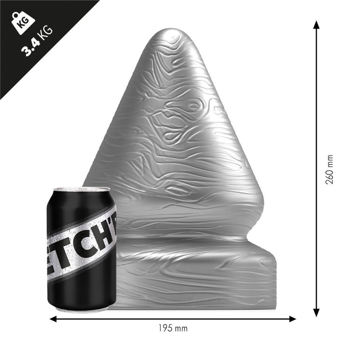 Stretch'r - Sirup - XXL Buttplug - Gun Metal Zilver-Erotiekvoordeel.nl