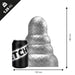 Stretch'r - Tripole - XXL Buttplug - Gun Metal Zilver-Erotiekvoordeel.nl