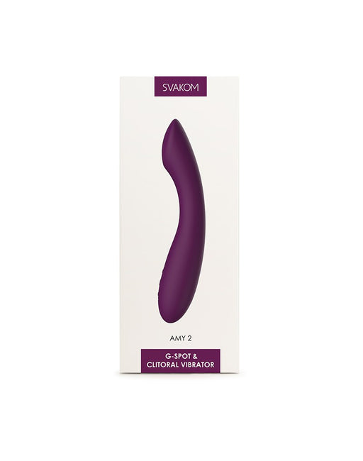 Svakom - Amy 2 - Flexibele G-Spot Vibrator - Paars-Erotiekvoordeel.nl