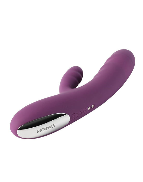 Svakom - Avery - Stotende Rabbit Vibrator - Paars-Erotiekvoordeel.nl