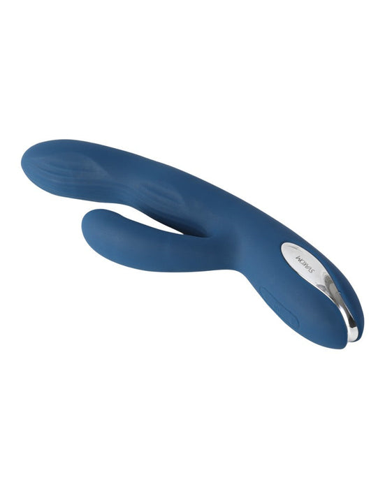 Svakom - Aylin - Rabbit Vibrator Met Vibrerende Tip - Blauw-Erotiekvoordeel.nl